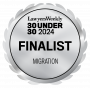 Badge - Lawyers Weekly - Finalist - 30 Under 30 - 2024