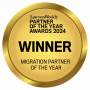 Badge - Lawyers Weekly - Winner - Migration Partner of the Year 2024