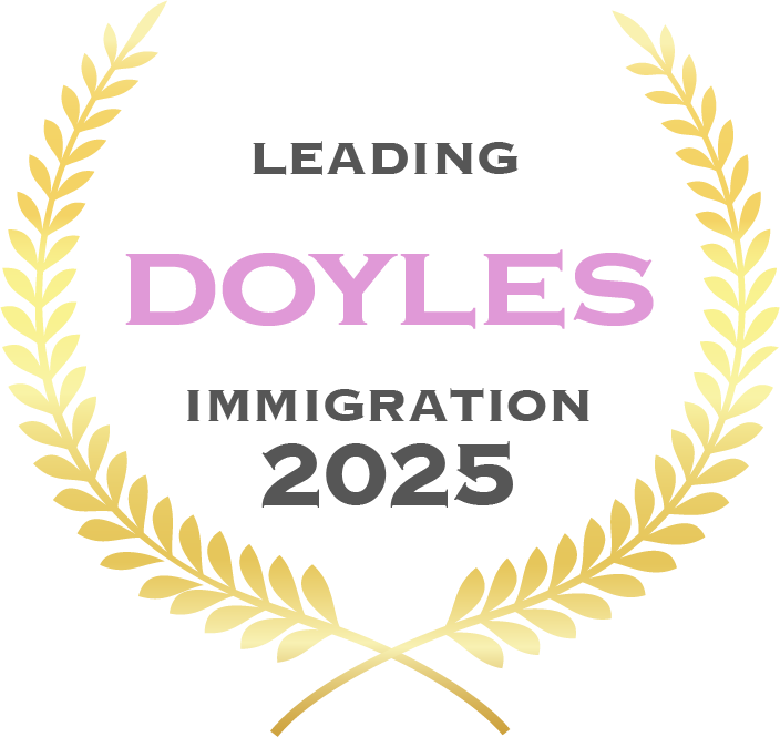 Badge - Doyles-Guide-2025 Immigration - Leading - 2025